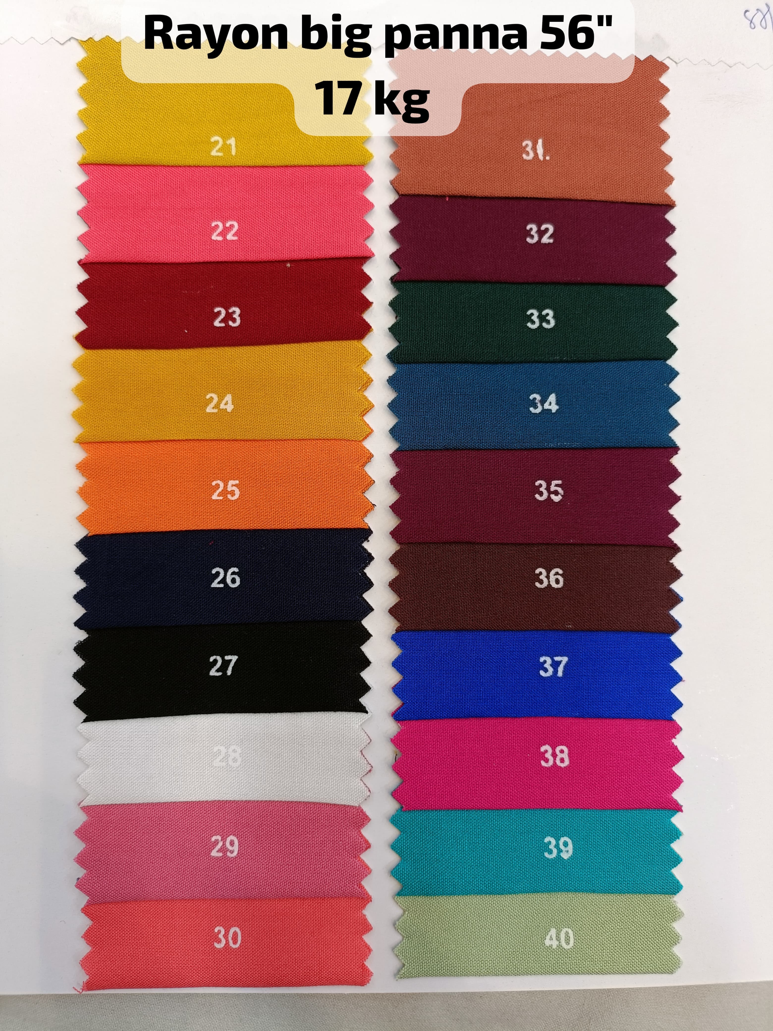 Rayon Big Panna 561 - Color: Multicolor