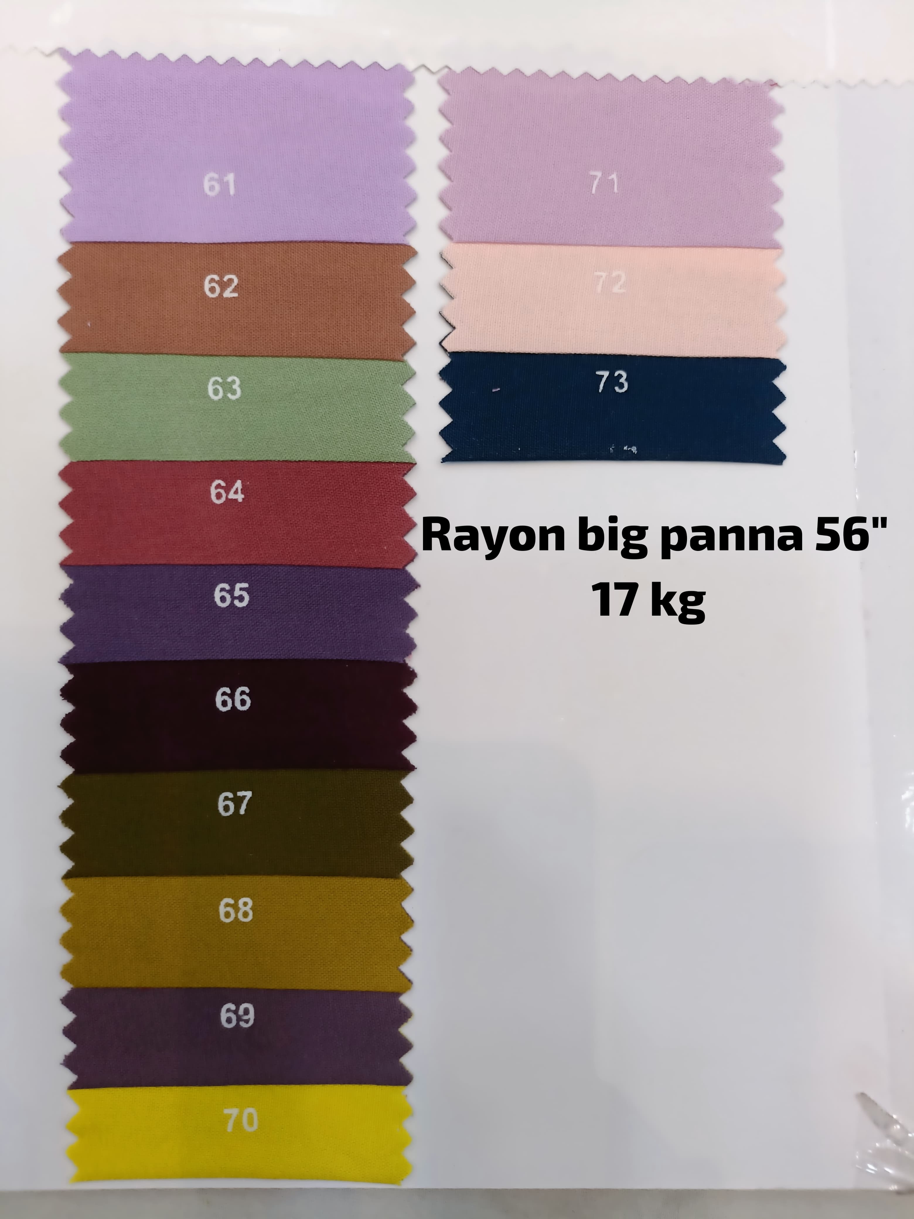 Rayon Big Panna 561 - Color: Multicolor