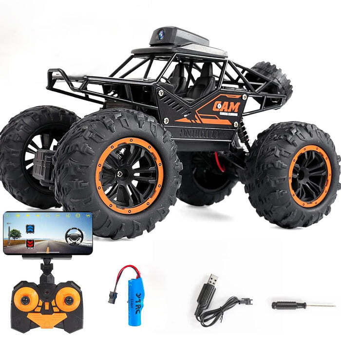 Remote Control Car - Off-road Monster Truck With Hd Camera | Perfect Birthday Gift For Boys And Girls, Ages 8-12