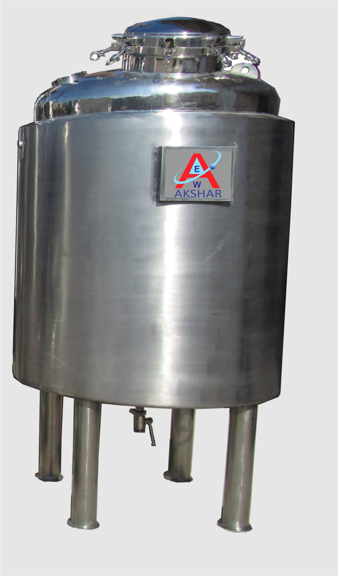 Jacketed Mixing Tank - Stainless Steel Ss316, Ss316l, Ss304, Ss304l | New, Industrial Use, Silver Color