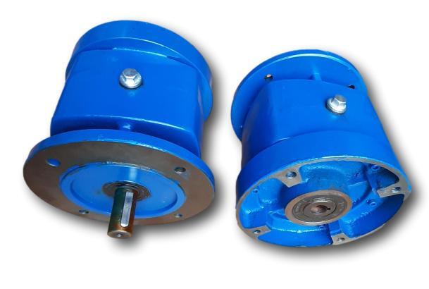 Off White Inline Helical Gear Box