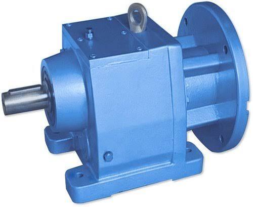 Off White Inline Helical Gear Box