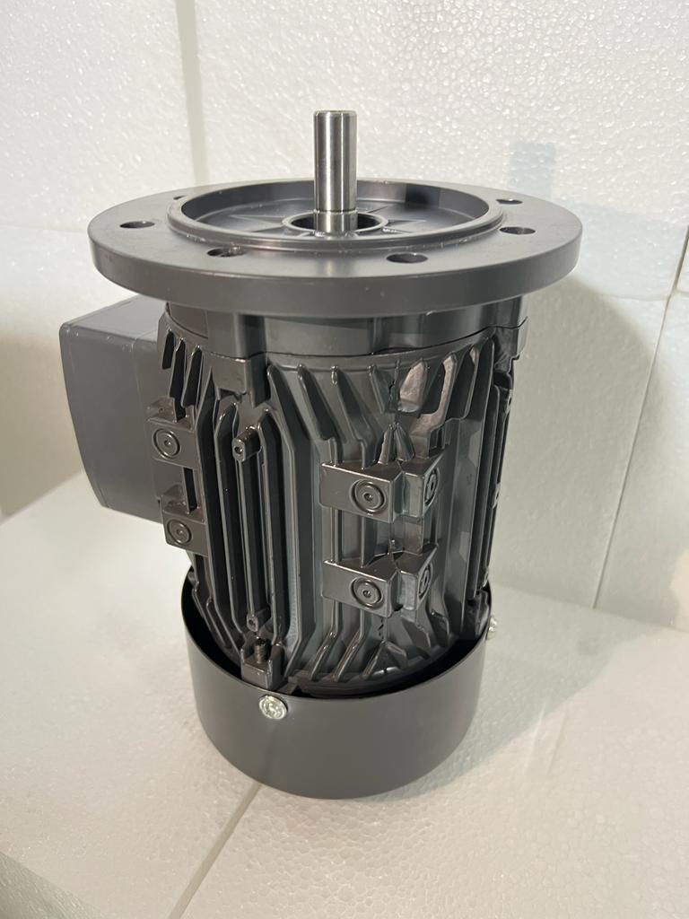 Blue 1440 Rpm Ac Three Phase Flange Type Motor