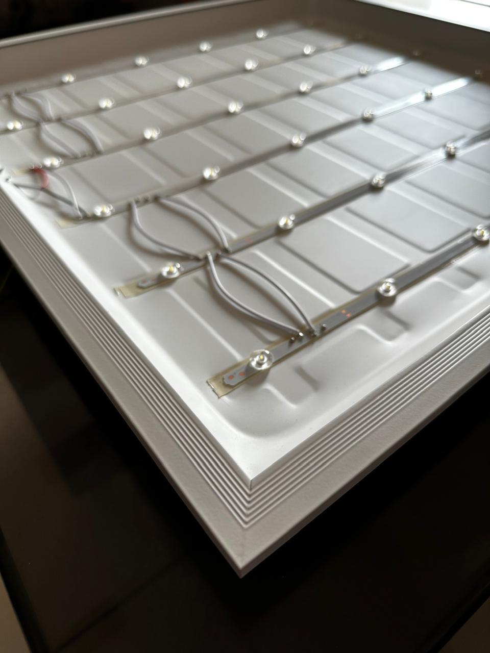 Panel Light 2x2 - Aluminum, 2x2 Feet, White | 36w Power, 2800lm Brightness, Ideal For Office, Retail, Home Lighting, 1 Year Warranty