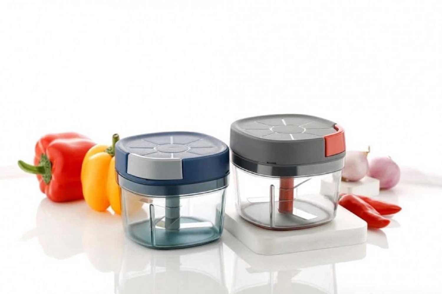 Square Shape Manual Handy Chopper (650ml)