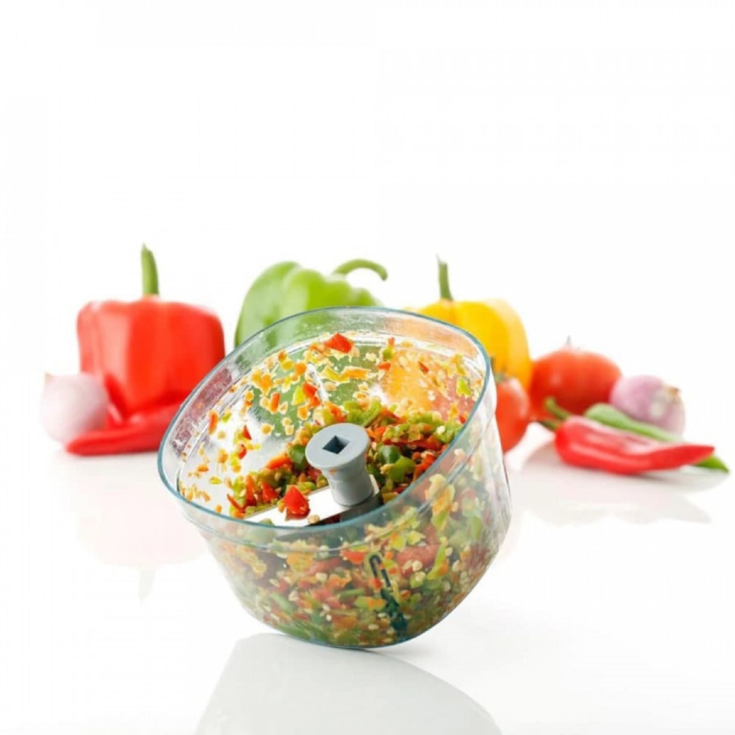 Square Shape Manual Handy Chopper (650ml)