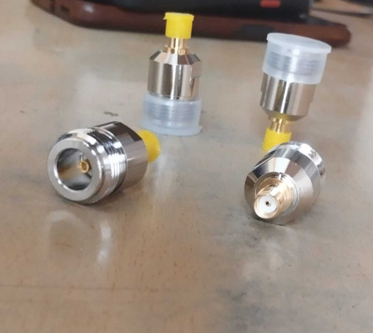 N (F) To Sma (F) Adaptor - Brass, 50 Ohm, -55 To +155â°c | Features: Solid Round Conductor, Nickel Plated Body, Gold Plated Pin Contacts, Teflon Insulators