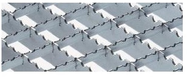 Interlocking Grating - Heavy-duty Steel, 5x5 Feet, Corrosion-resistant | Ideal For Industrial Flooring And Walkway Applications