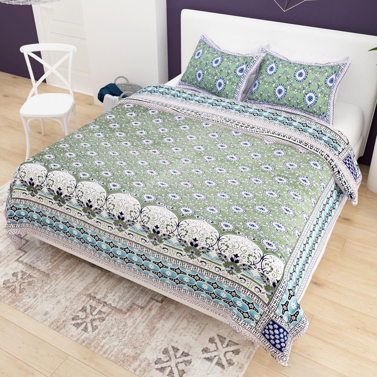 Double Bedsheet - Color: Multicolor