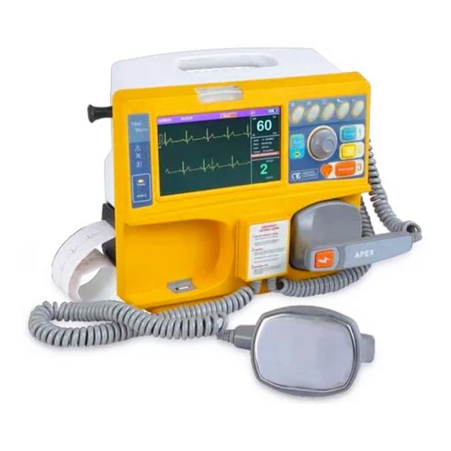 Vital Wave Portable Biphasic Defibrillator - Dimension (L*W*H): 403 (L) X 152 (H) X 324 (W) Millimeter (Mm)