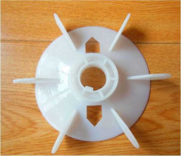 Electric Motors & Pumps Cooling Fan - Plastic Material, Multi Size Blade Diameter | Non-remote Operated Design, Durable Plastic Blades