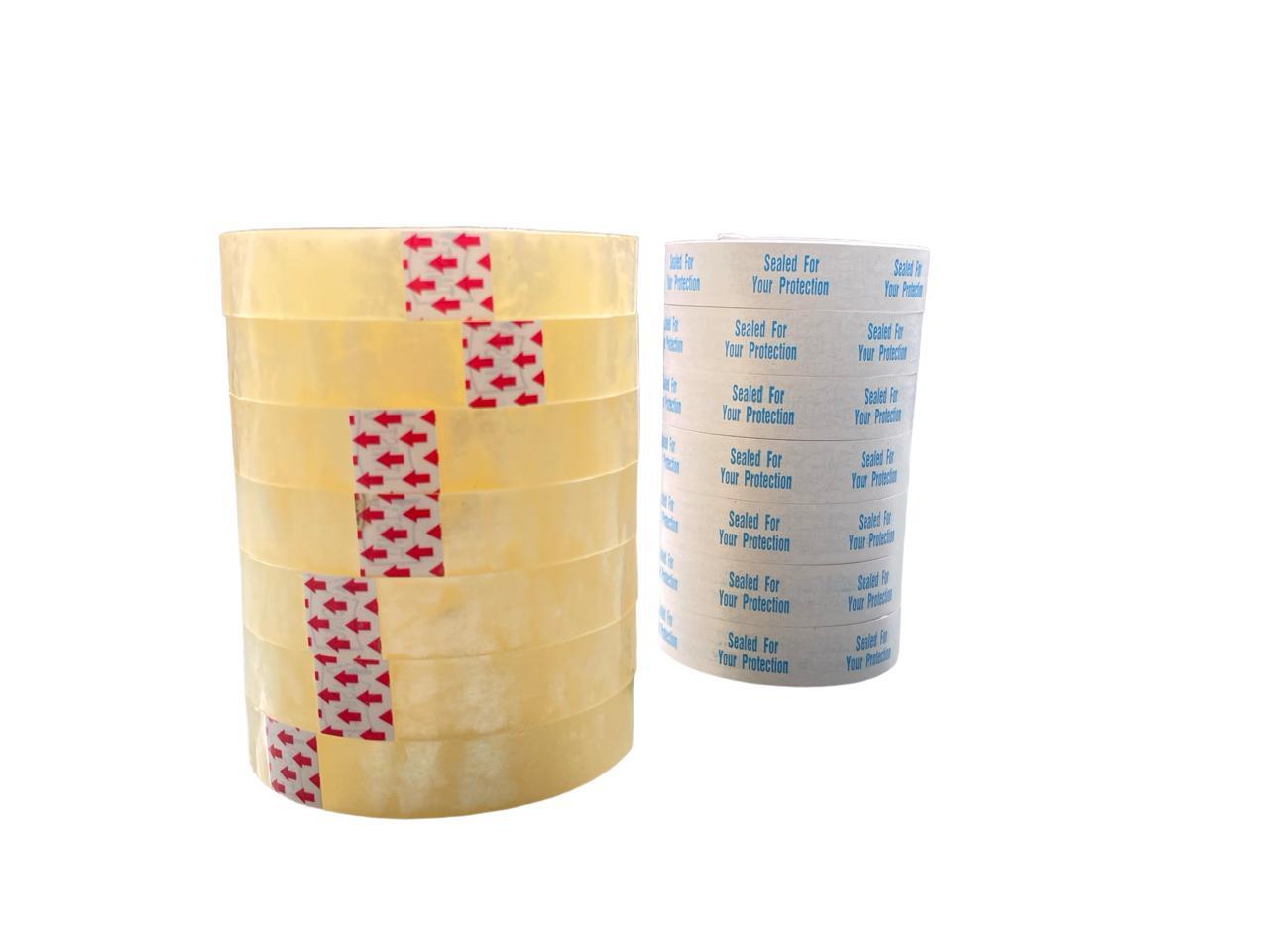 Tape Roll For Bread Sealer - Bopp Material, 1 Inch Width, Cream & White Colors, Soft Texture, Waterproof, 100 Mtr Length