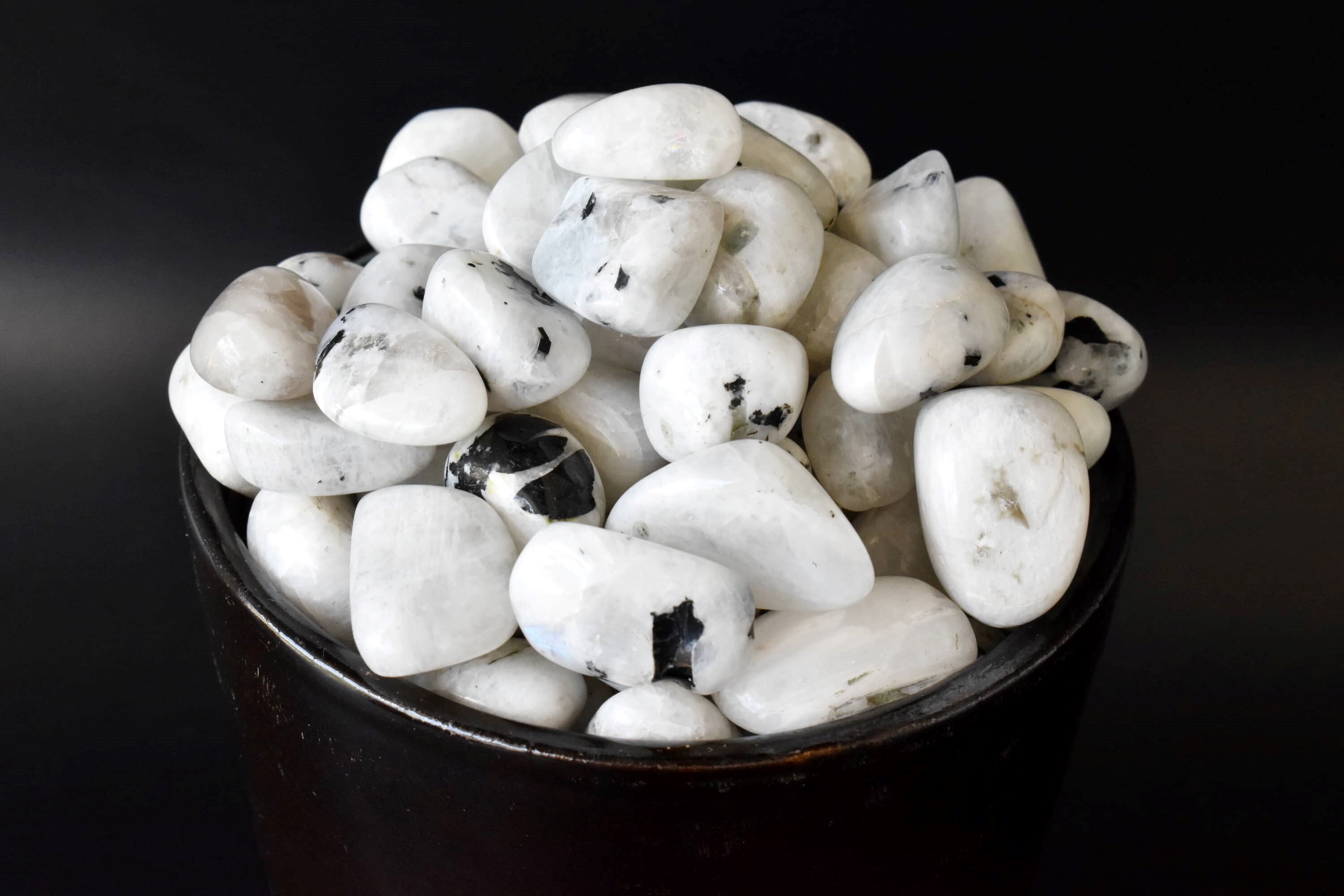 Rainbow Moonstone Tumbled, Healing Crystal Tumbled Stones