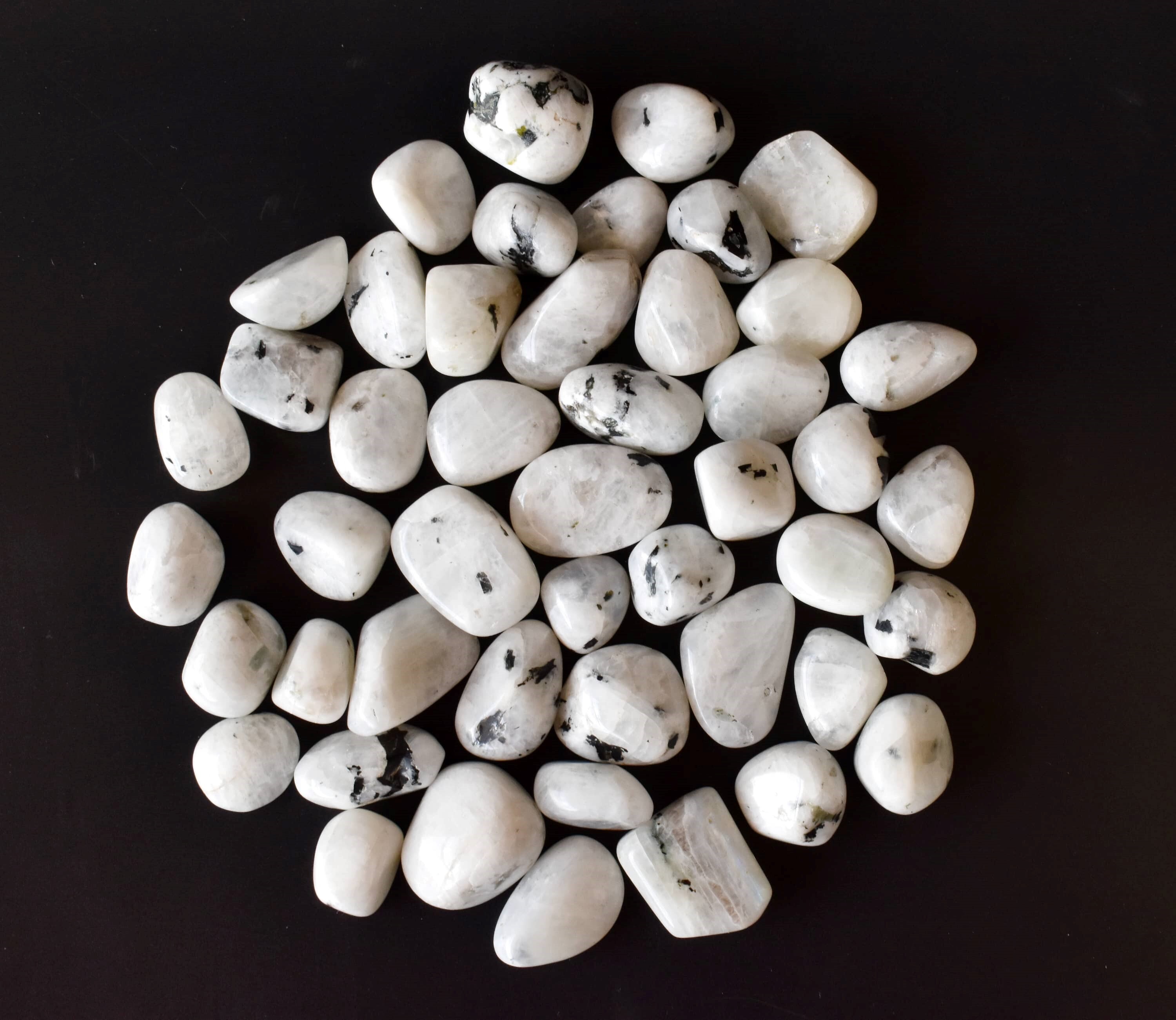 Rainbow Moonstone Tumbled, Healing Crystal Tumbled Stones