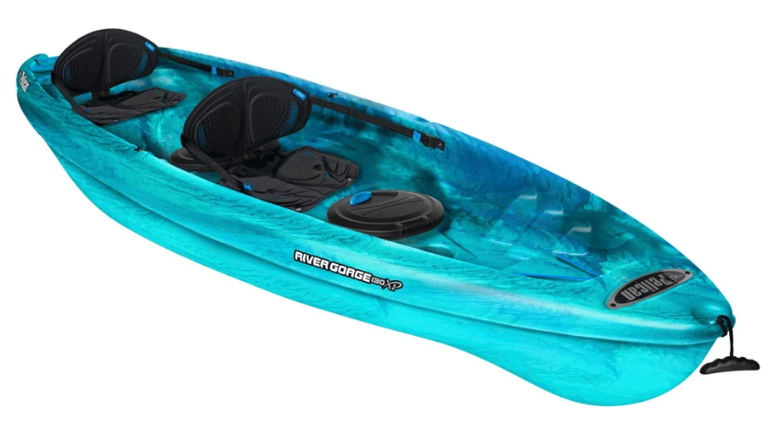 River Gorge 130xp Tandem Sit On Top Kayak/ 2 Seater Kayak Imported/ 2 Person Kayak Imported/ Tandem Imported Kayak/ Sit On Kayak 2 - Type: Sport Boat