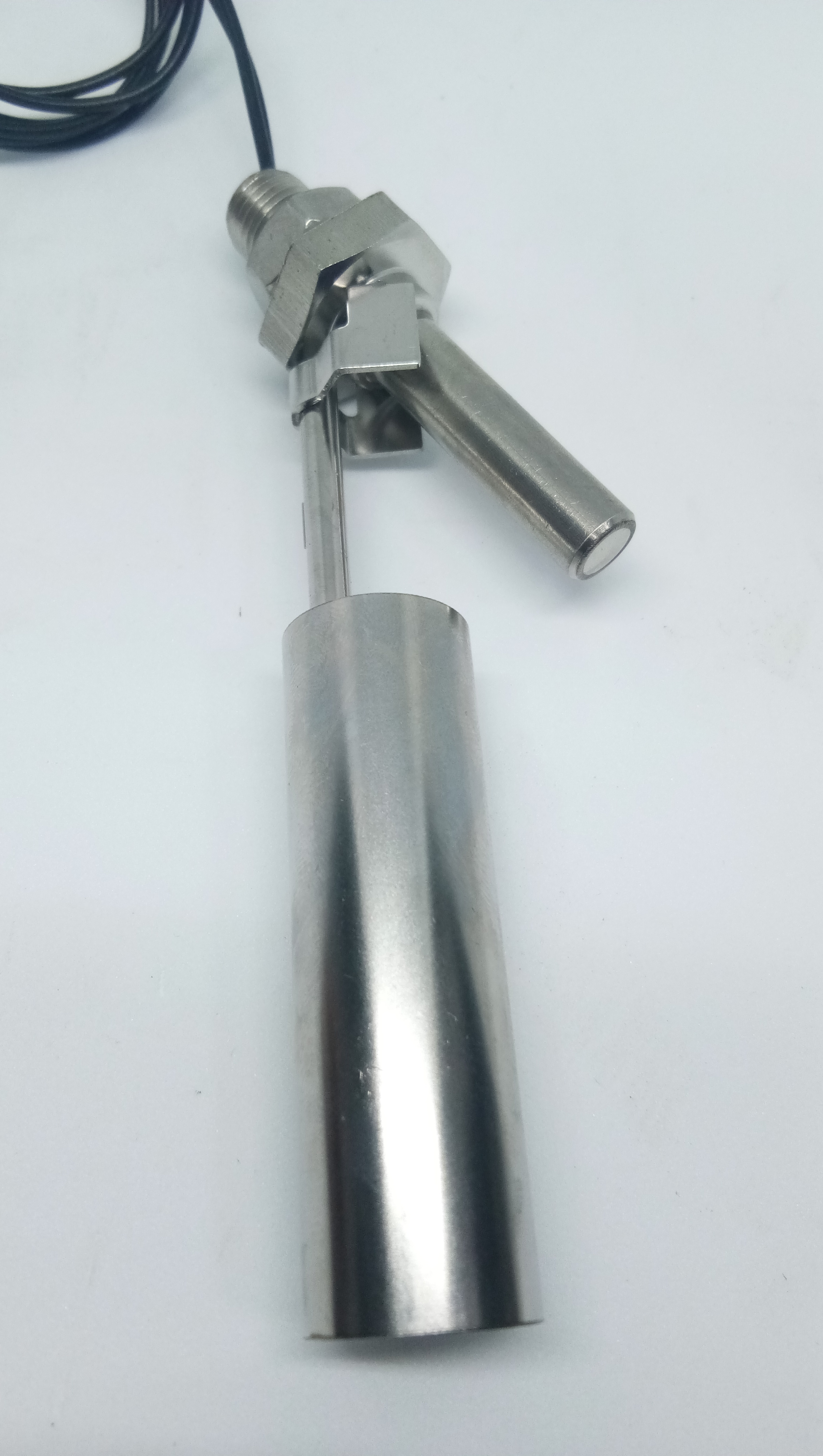 Magnetic Float Level Switch - Ss 304, 36 X 98 Mm, Silver | 24v Dc Supply, 1 No + 1 Nc Output, Side Mounting