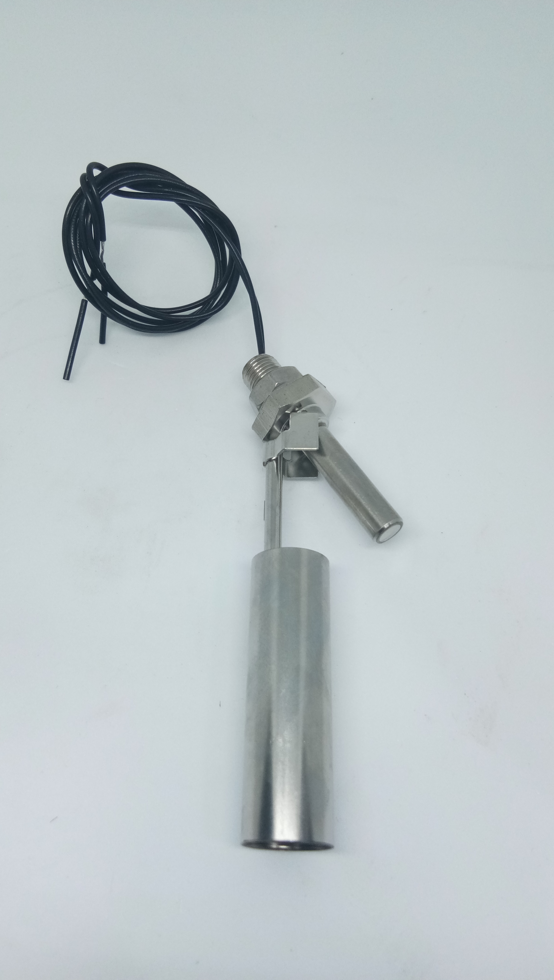Magnetic Float Level Switch - Ss 304, 36 X 98 Mm, Silver | 24v Dc Supply, 1 No + 1 Nc Output, Side Mounting