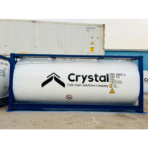 T11 ISO Tank Container - Mild Steel, 20 Feet Length X 8 Feet Width X 8.6 Feet Height, White, Blue, Red, Yellow, Green, Pink | 20 Ton/Day Capacity, Designed for Oils, Chemicals, Flammable Gases, & Non-Alcoholic Storage