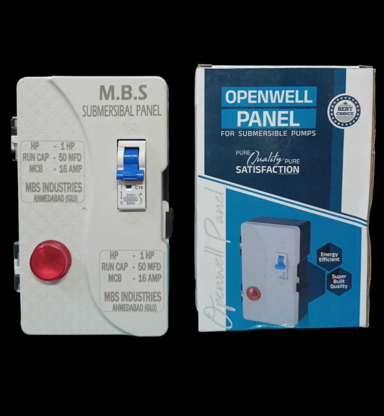 Open Well Submersible Panel - Abs Material, 0.5hp, 1hp, 2hp | Rated Voltage: 440 Volt, Surface Color: White, Warranty: No