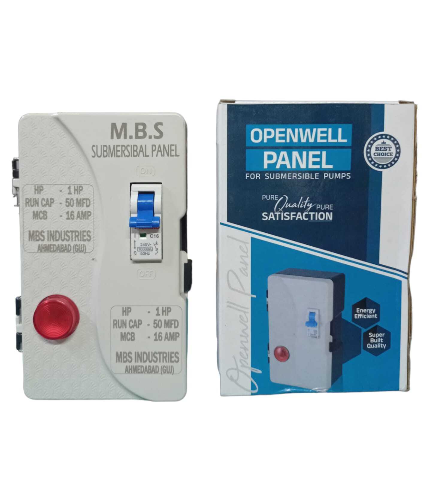 Open Well Submersible Panel - Abs Material, 0.5hp, 1hp, 2hp | Rated Voltage: 440 Volt, Surface Color: White, Warranty: No