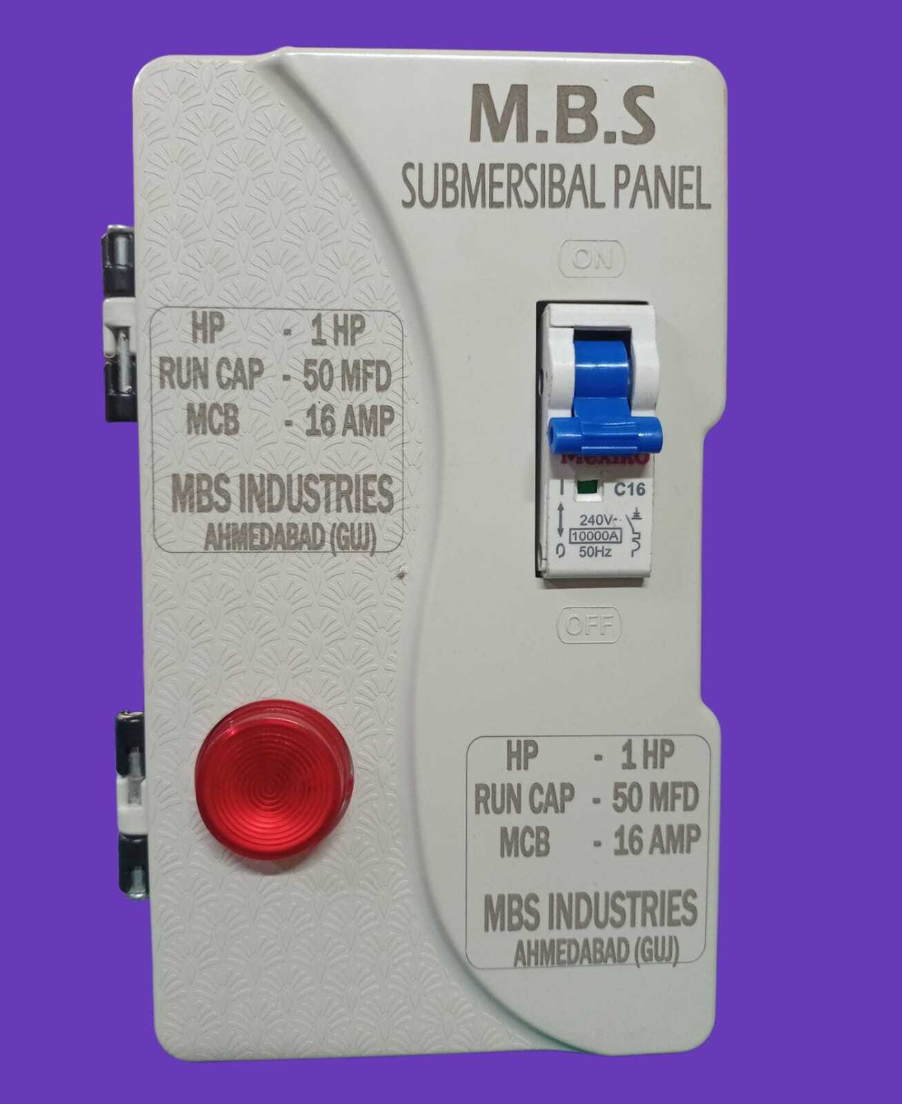 Open Well Submersible Panel - Abs Material, 0.5hp, 1hp, 2hp | Rated Voltage: 440 Volt, Surface Color: White, Warranty: No