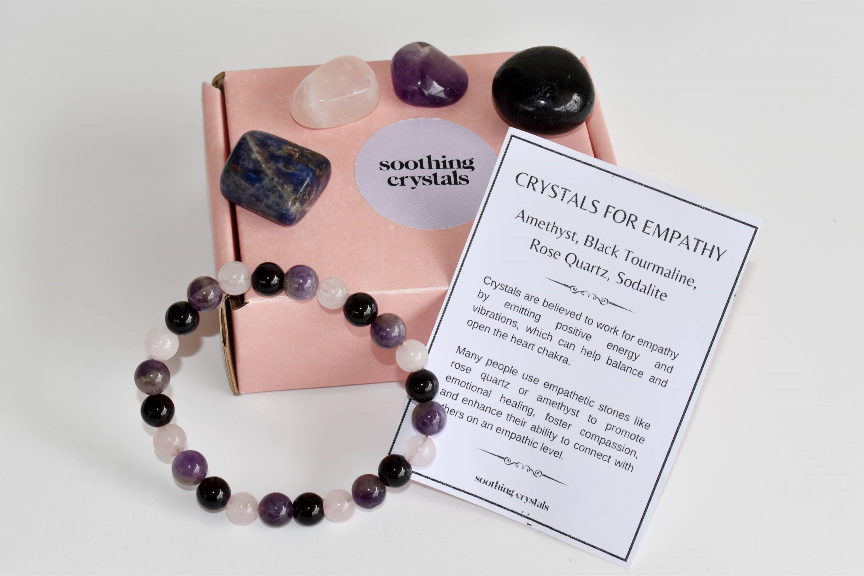 Empath Protection Crystal Kit, Healing Gemstones, Meditation Gift Stones