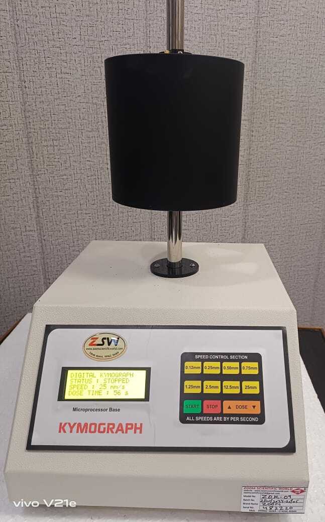 Digital Kymograph Machine - Color: White