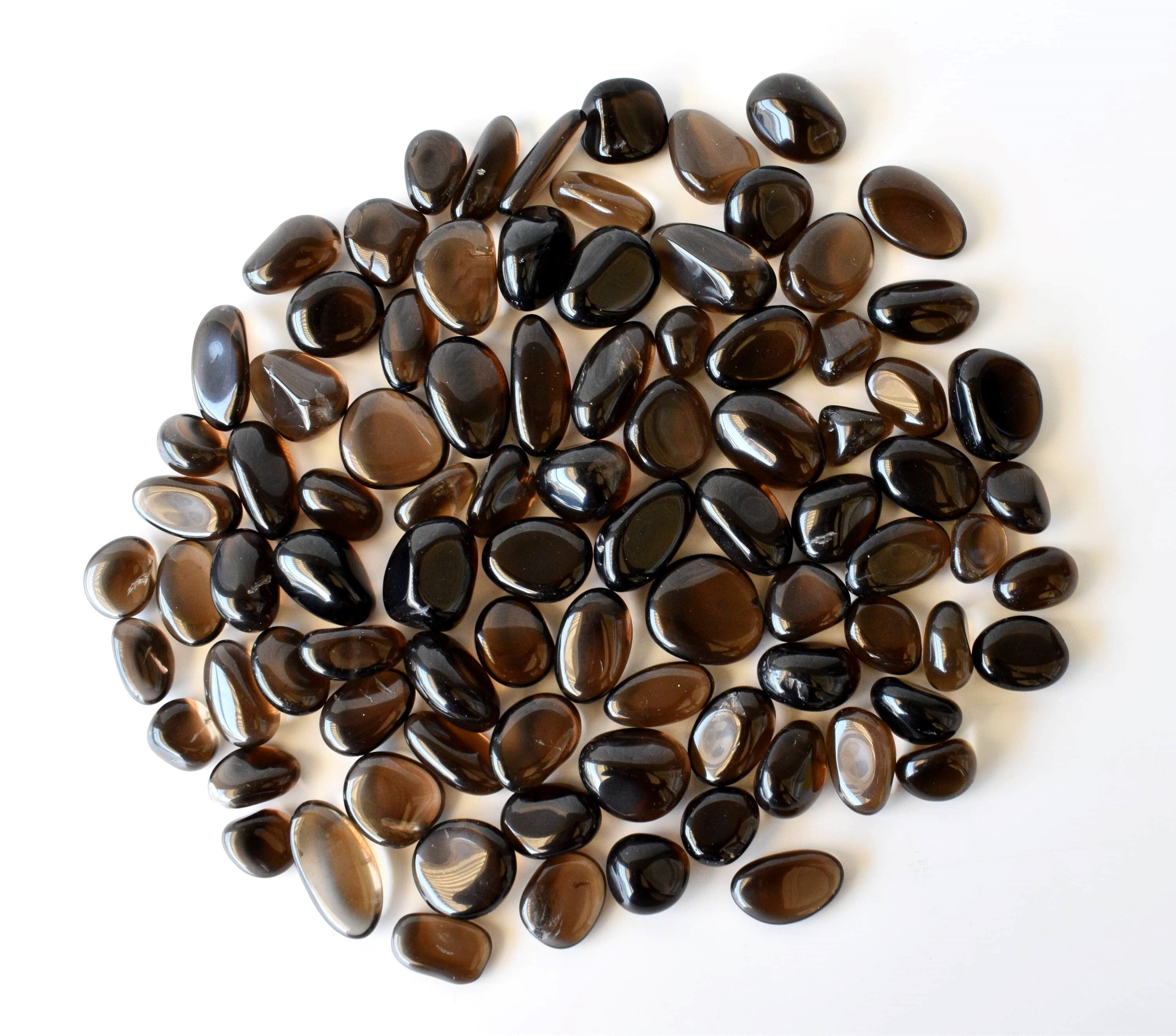 Smokey Quartz -Ds Tumbled, Healing Crystal Tumbled Stones - Grade: Aaa