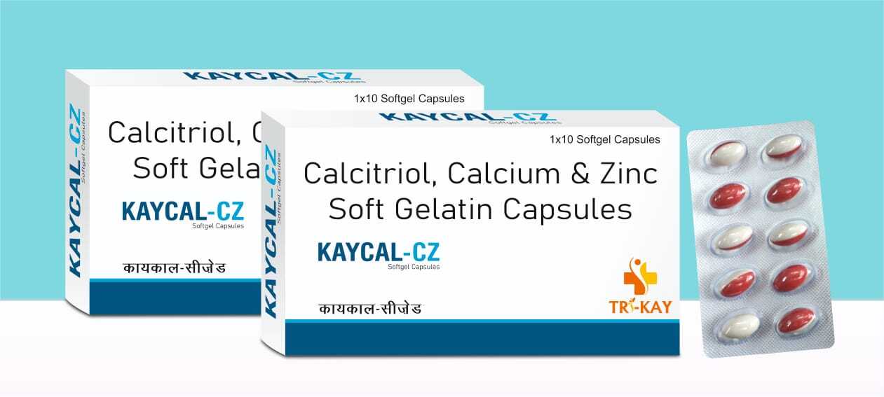 Calcitriol Calcium And Zinc Soft Gelatin Capsules General Medicines