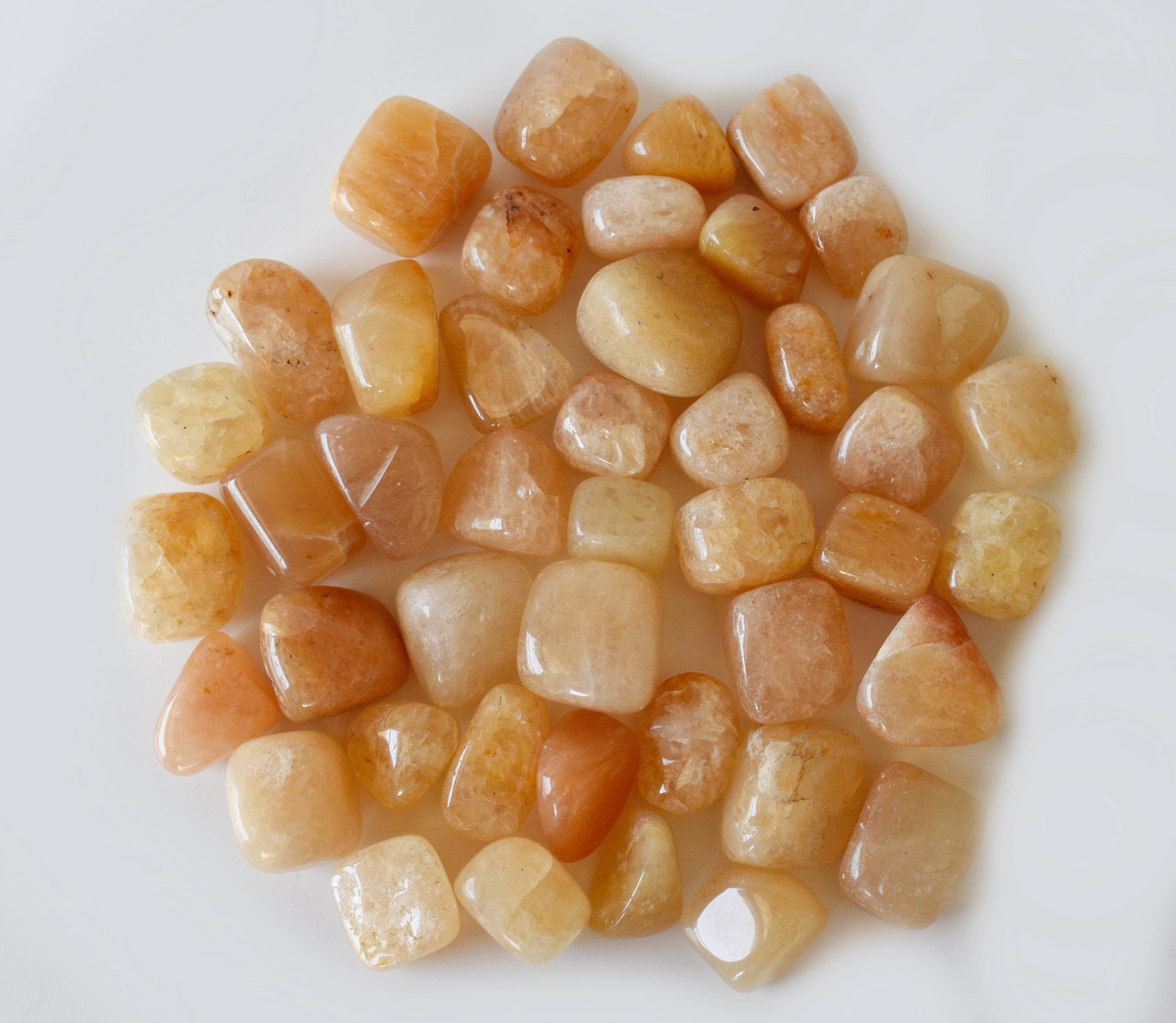 Yellow Aventurine Tumbled, Healing Crystal Tumbled Stones