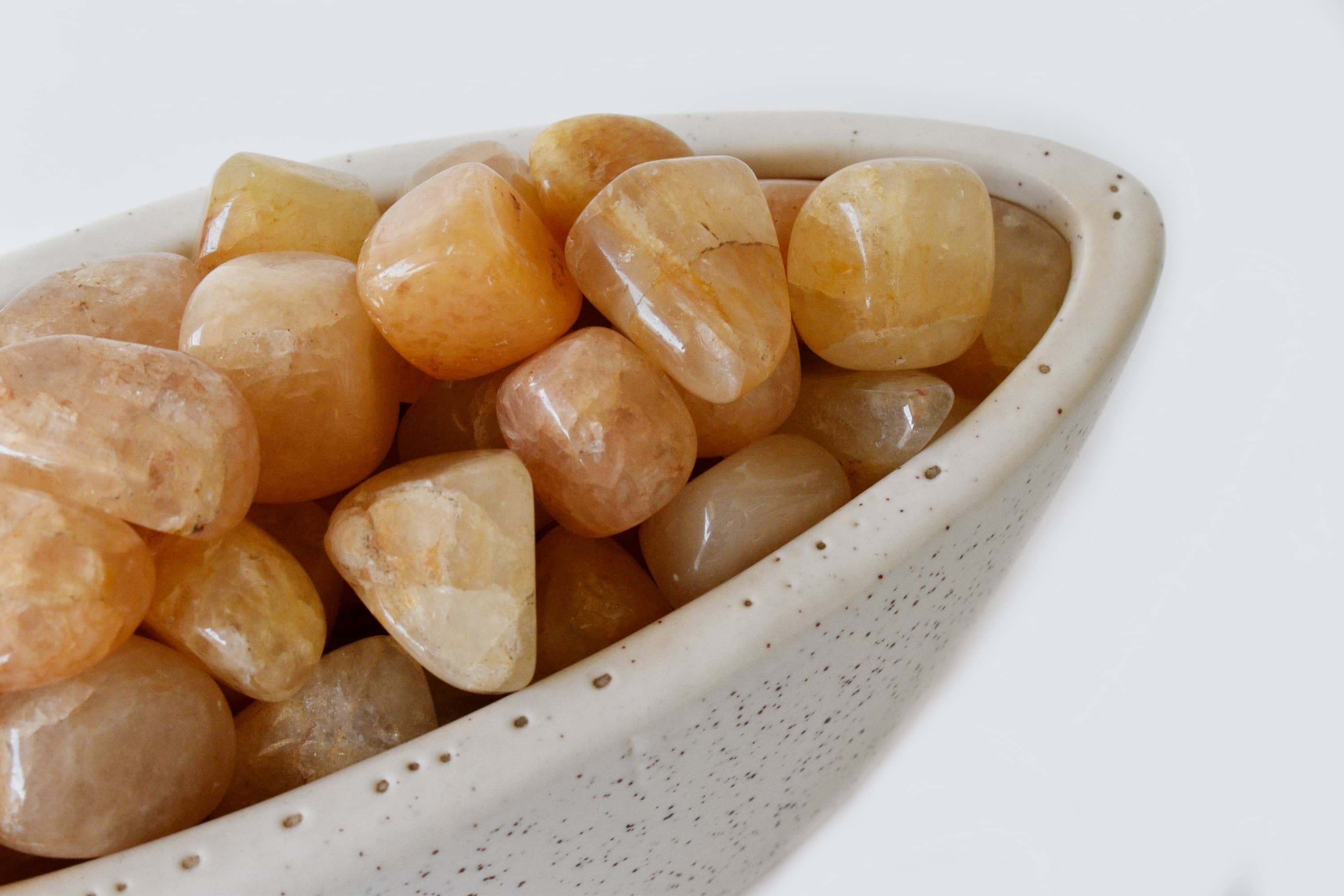 Yellow Aventurine Tumbled, Healing Crystal Tumbled Stones