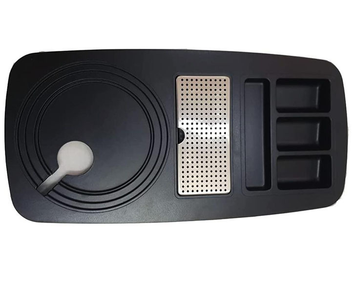 Black / White Kettle Tray Set For Hotel