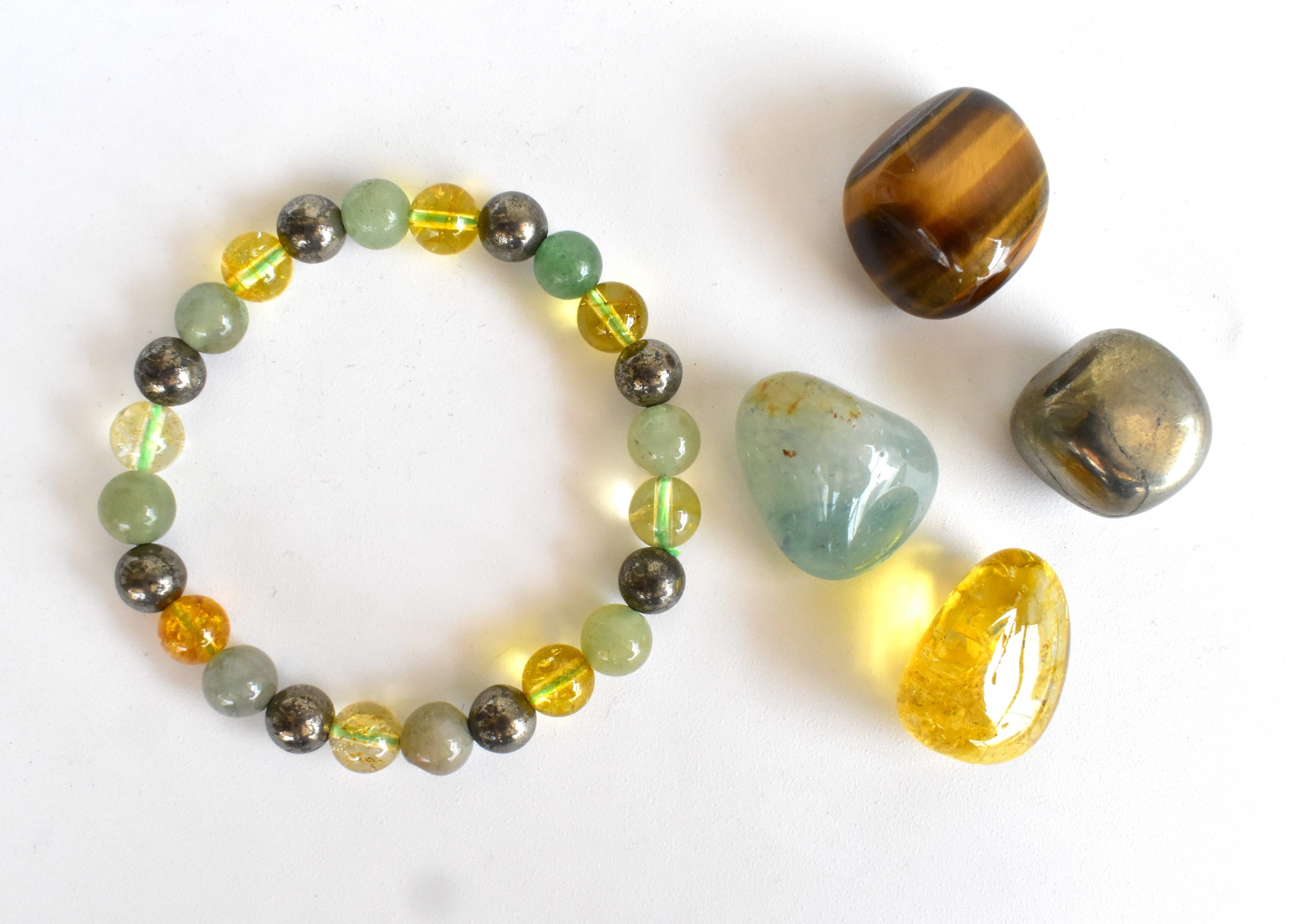 Attract Success Crystal Kit, Healing Gemstones, Meditation Gift Stones - Grade: Aaa