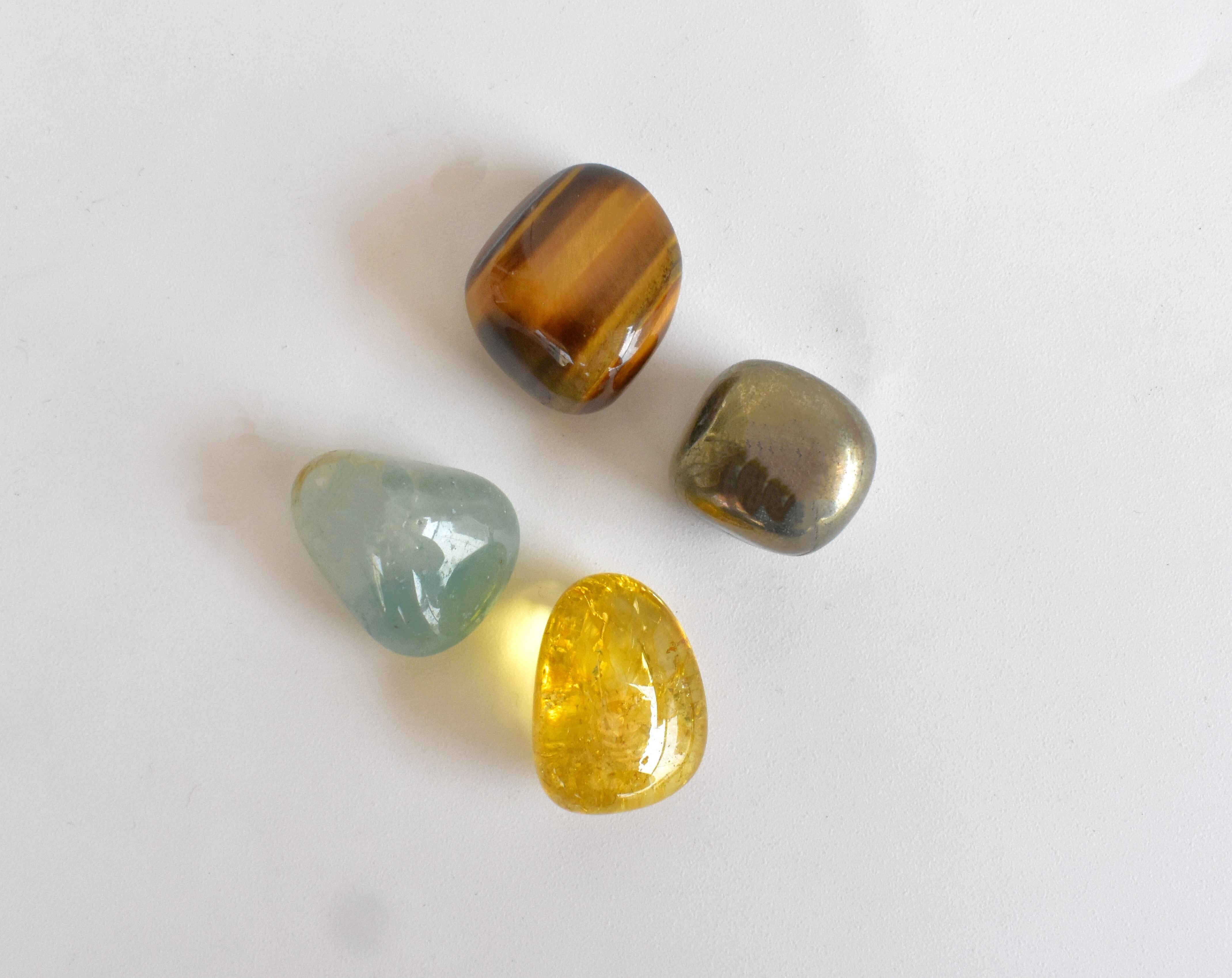 Attract Success Crystal Kit, Healing Gemstones, Meditation Gift Stones - Grade: Aaa