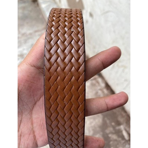 पुरुषों के लिए कैजुअल स्टाइलिश भूरे रंग की बेल्ट