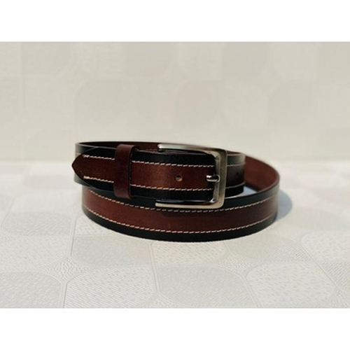 Textured Belt With Buckle Belt Type: Leather