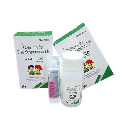 Cefixime Oral Suspension IP - 30ml Liquid Formulation for Children, Anti-Bacterial General Medicine, Store in Dry Place
