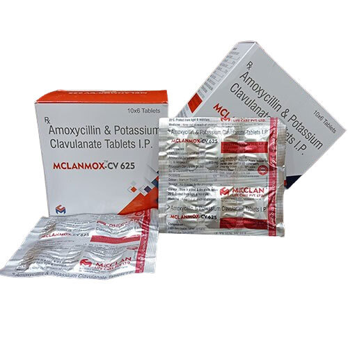 Amoxycillin And Potassium Clavulanate Tablets IP - General Medicine , Effective For Respiratory, Urinary Tract, Skin, And Ear Infections