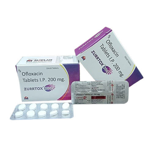 200mg Ofloxacin Tablets IP - Antibiotic Medication for Bacterial Infections | Recommended Dosage: Per Healthcare Guidance, Store in Dry Place