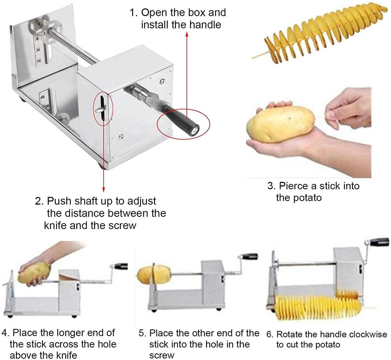 Spiral Potato Machine