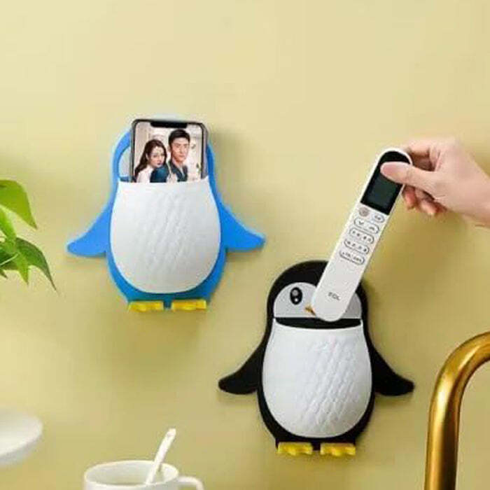 Penguin Storage Box, Adhesive Remote Case, Electric Toothbrushes