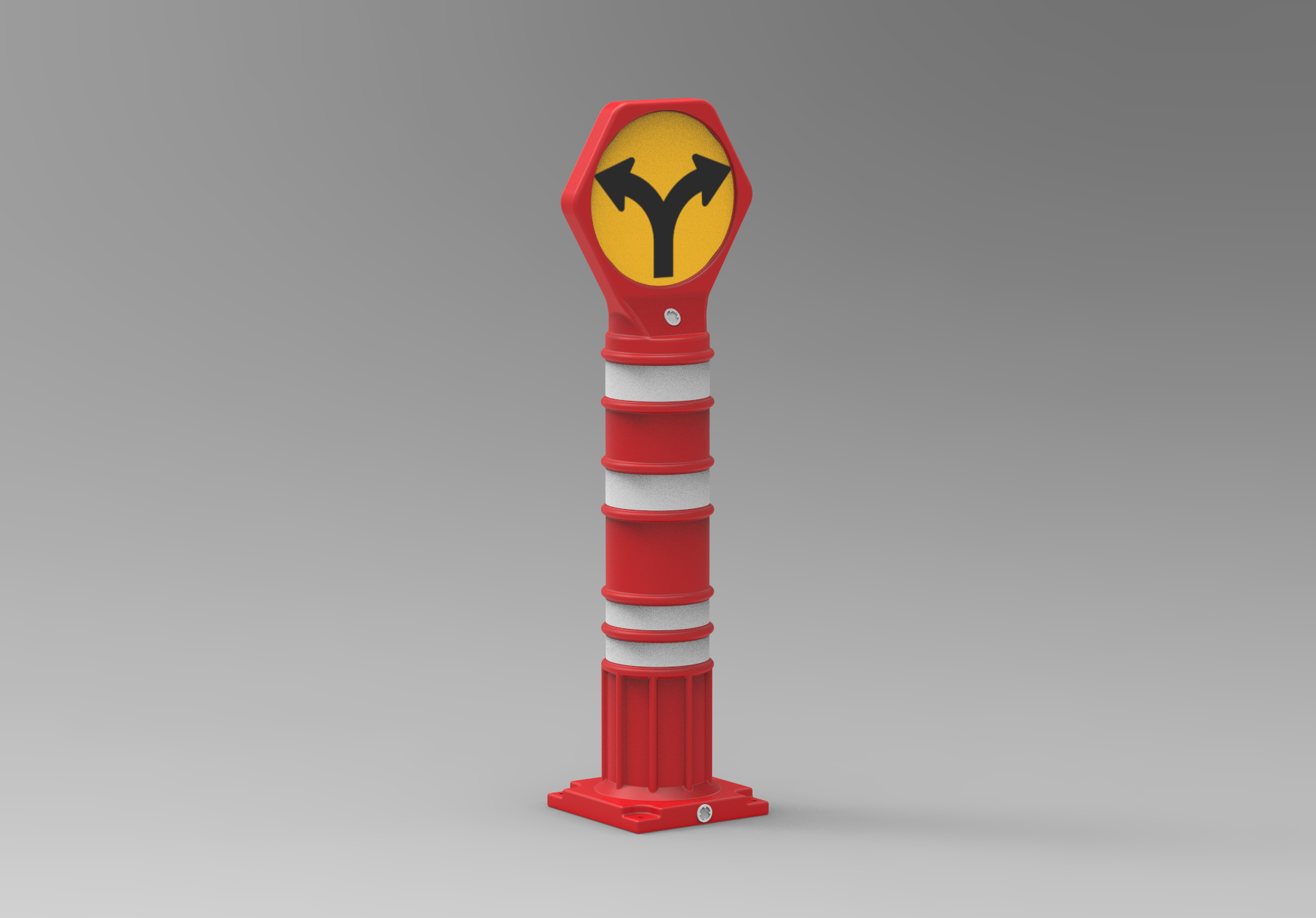 1500mm Road Bollard