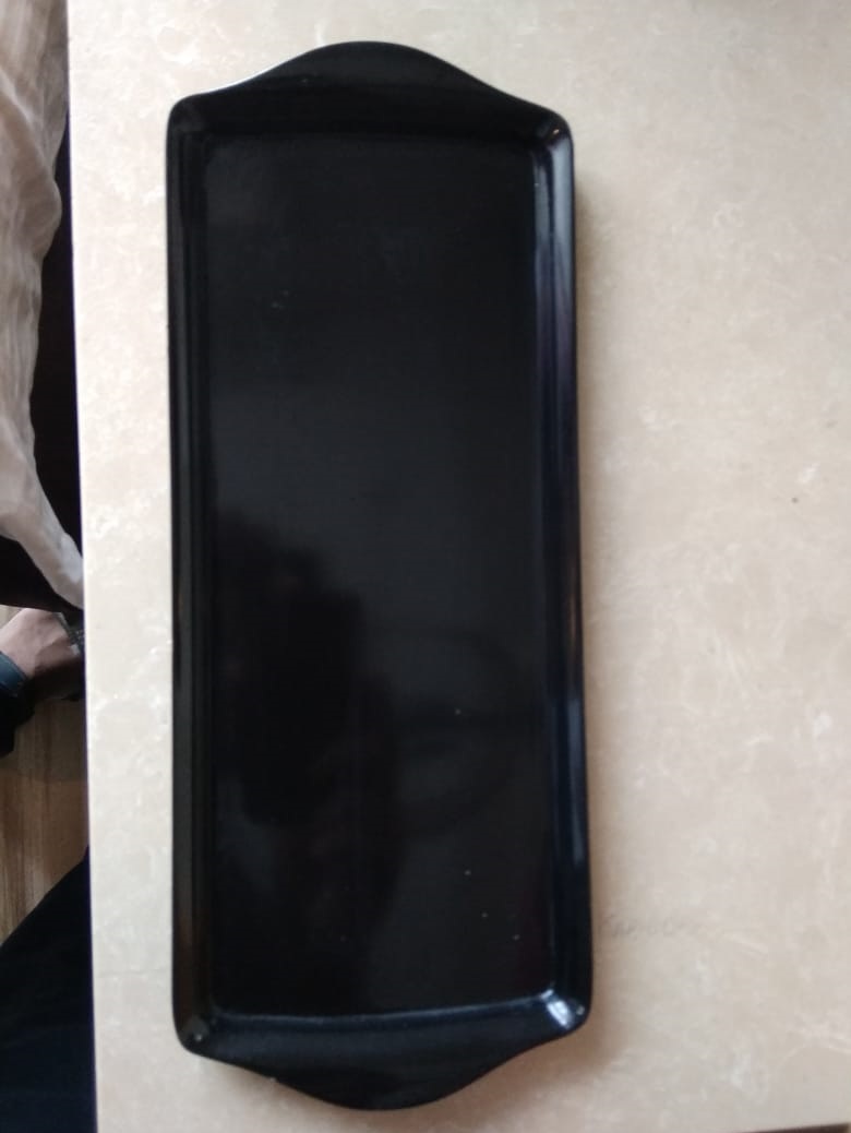 Melamine Tea Sachet Holder - 6.10 X 4.52 X 1.96 Inch | Black, Functional Design For Home, Kitchen & Hotel Use