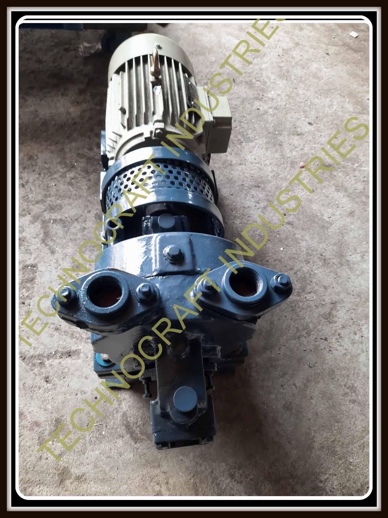 Single Stage Liquid Ring Vacuum Pump - Flow Rate: 50 Cubic Meter To 1080 Cubic Meter