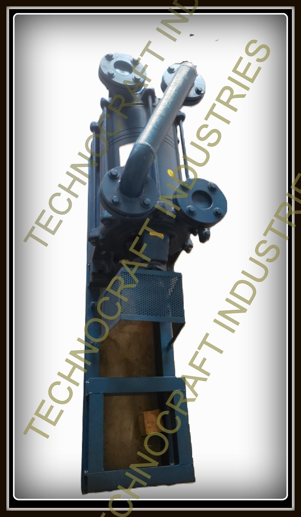 Two Stage Water Ring Vacuum Pump For Chemical - Color: Blue