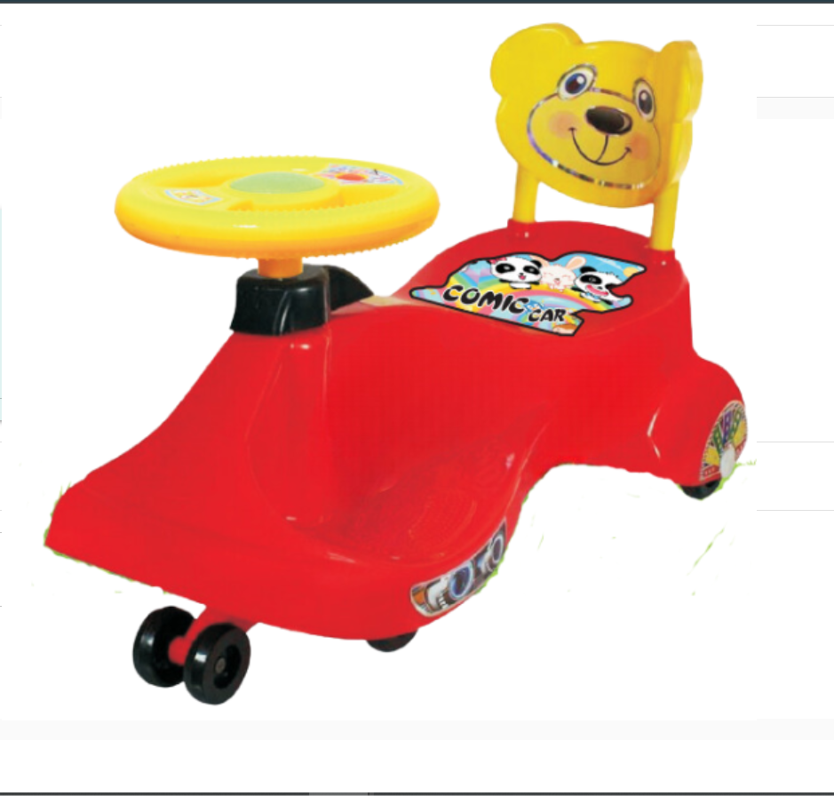 Ride On Car - Durable Plastic Body, Compact Design For Kids, Bright Color Options