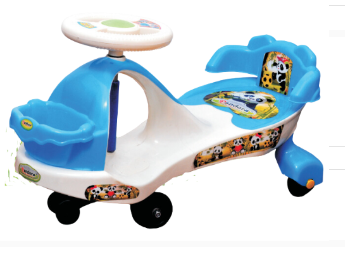 Ride On Car - Durable Plastic Body, Compact Design For Kids, Bright Color Options