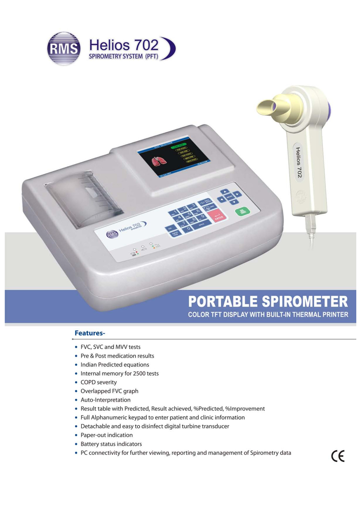 Rms Helios 702 Spirometer