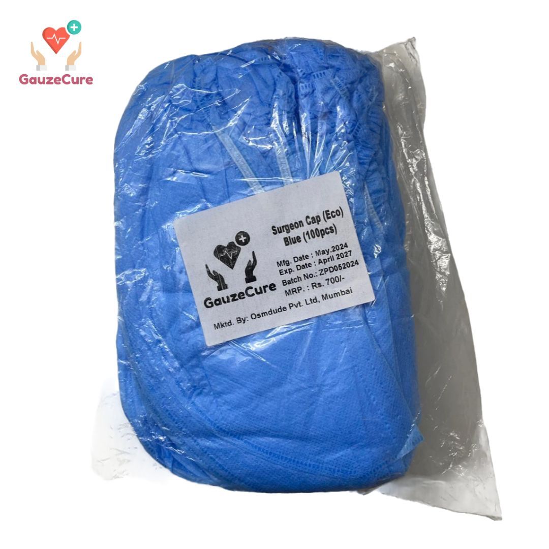 Disposable Surgeon Cap - Ppsb Material, Blue/green Color | Ideal For Operating Room, Clinics, Nursing Stations, Food Stores, Pharma Companies