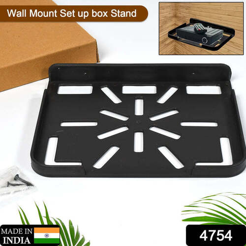 Tv Setup Box Plastic Wall Mount Holder Hard Plastic Premium